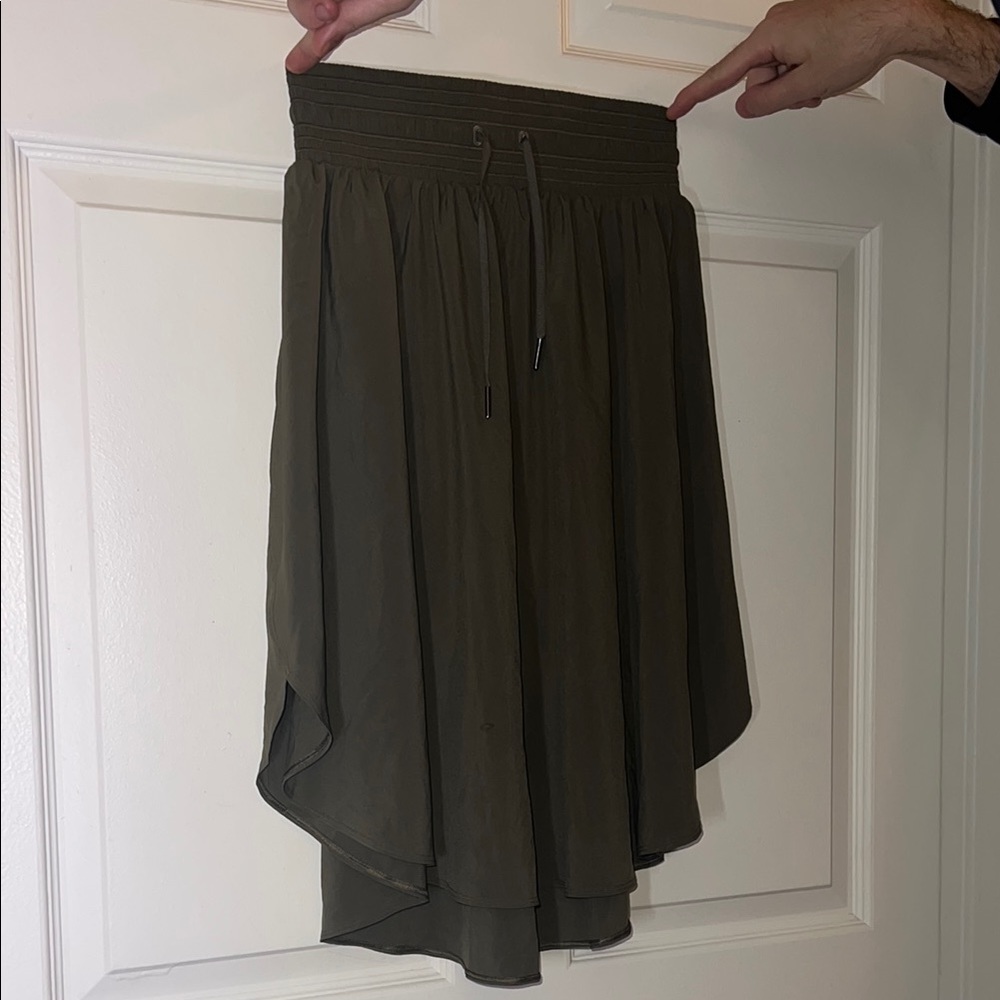 Olive Green Women's Skirt
